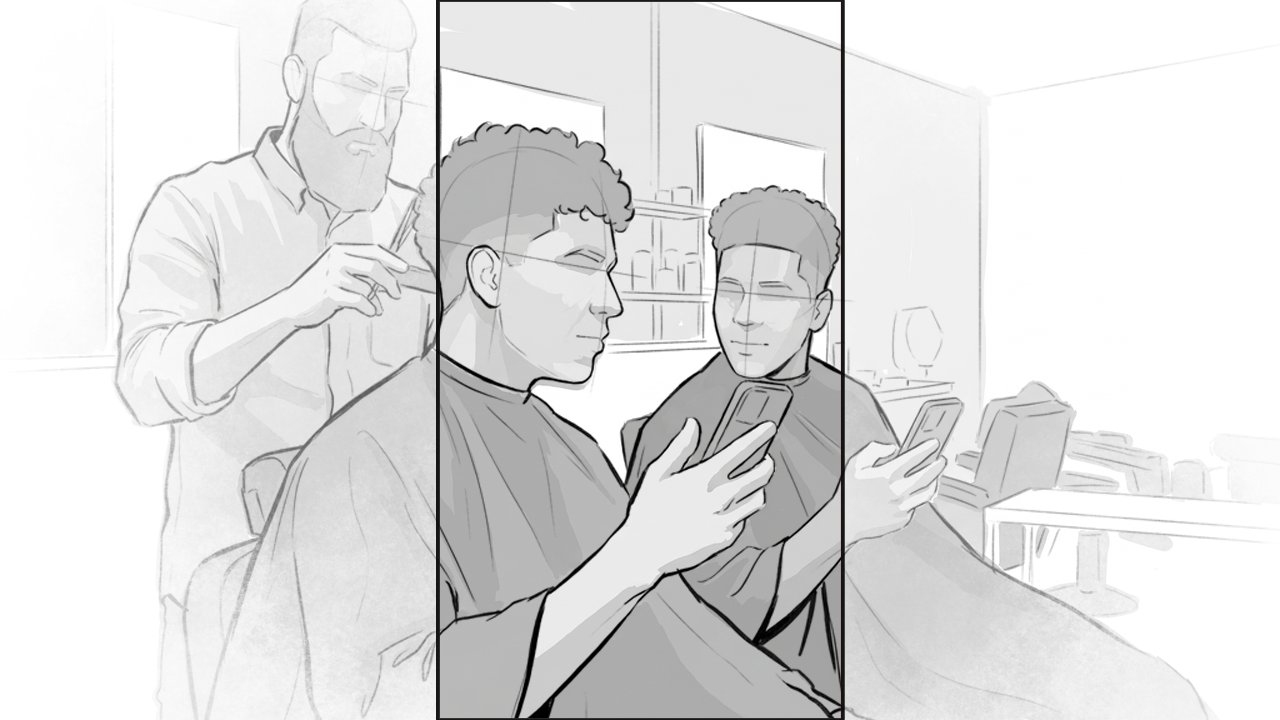 Social - Dual Aspect Ratio - storyboard frame 2 by Dakota Warren